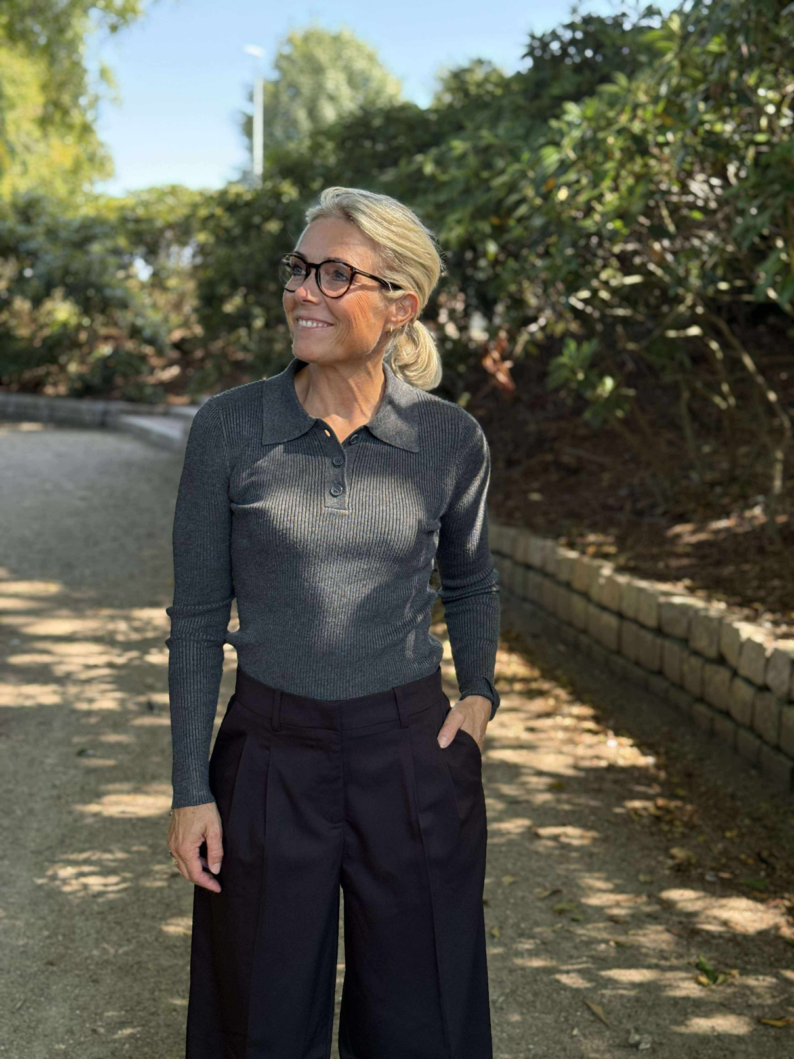 VMSILJERIB Pullover - Dark Grey Melange